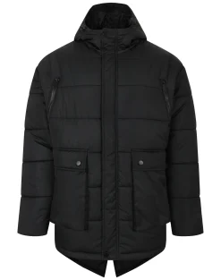 Best Bigdude Puffer Coat Black Coats & Jackets