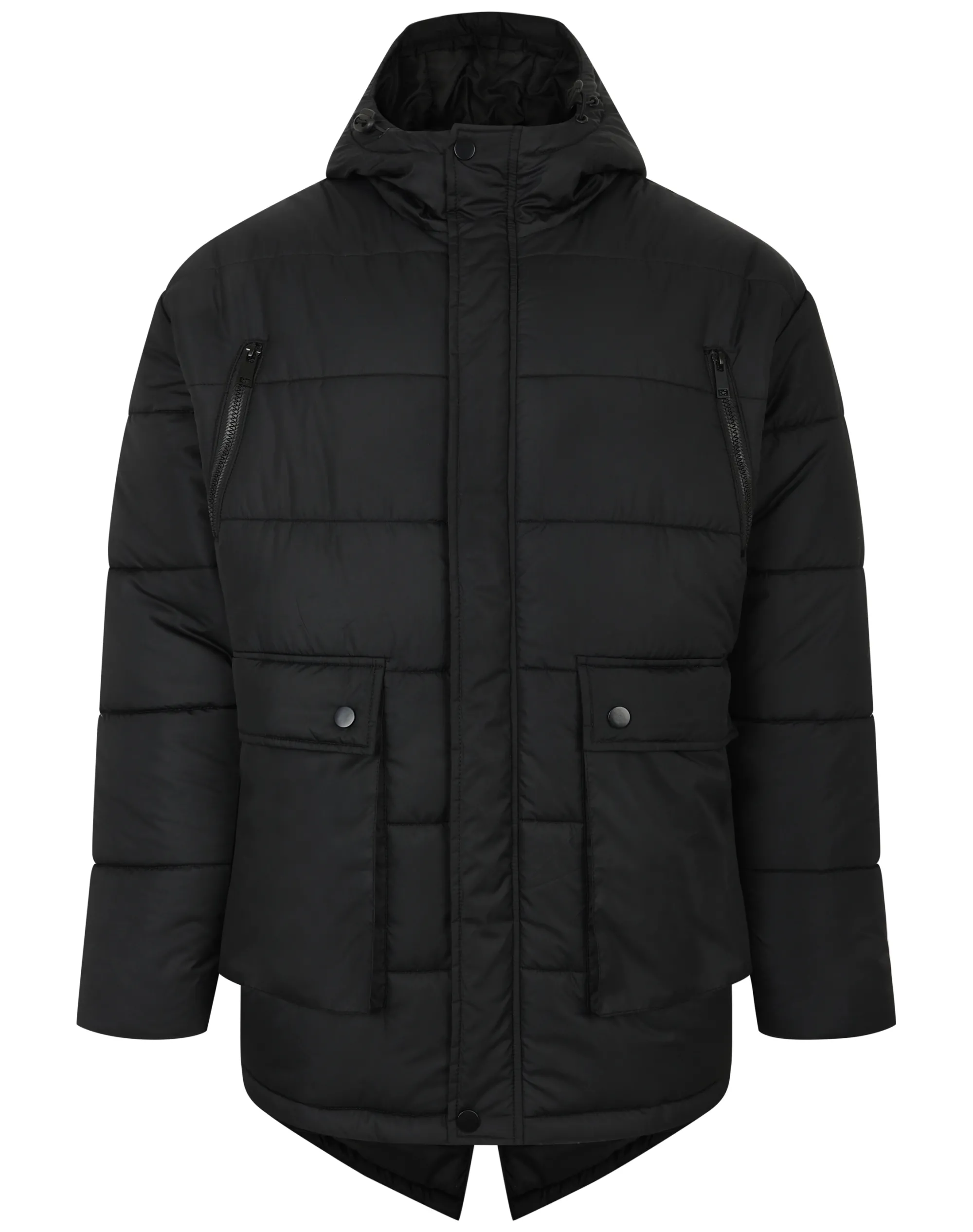 Best Bigdude Puffer Coat Black Coats & Jackets