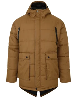Hot Bigdude Puffer Coat Olive Coats & Jackets
