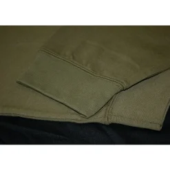 Discount Bigdude Raglan Contrast Crew Neck Sweatshirt Black/Khaki Sweatshirts & Cardigans