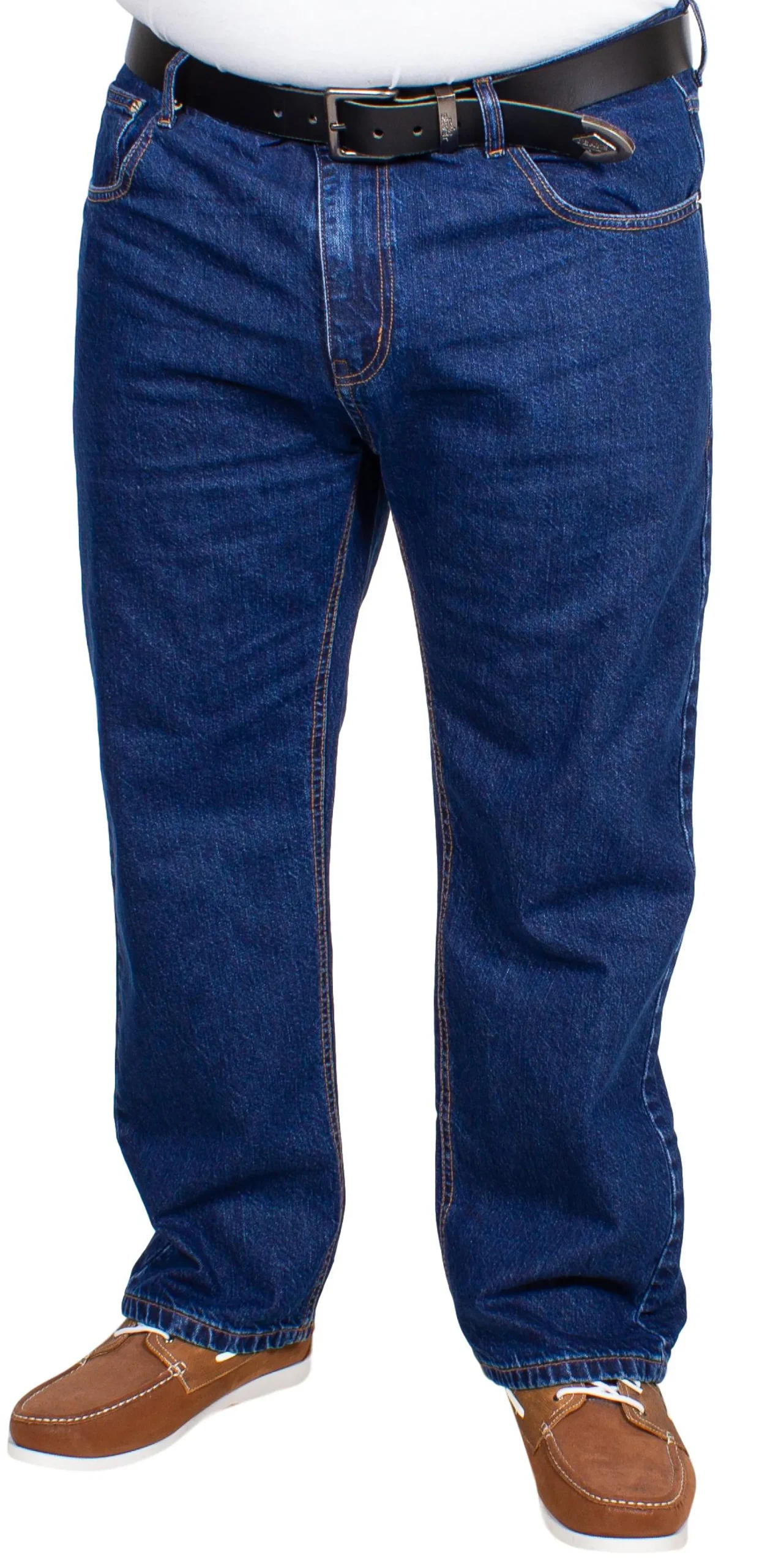 Hot Bigdude Regular Fit Jeans Mid Wash Jeans