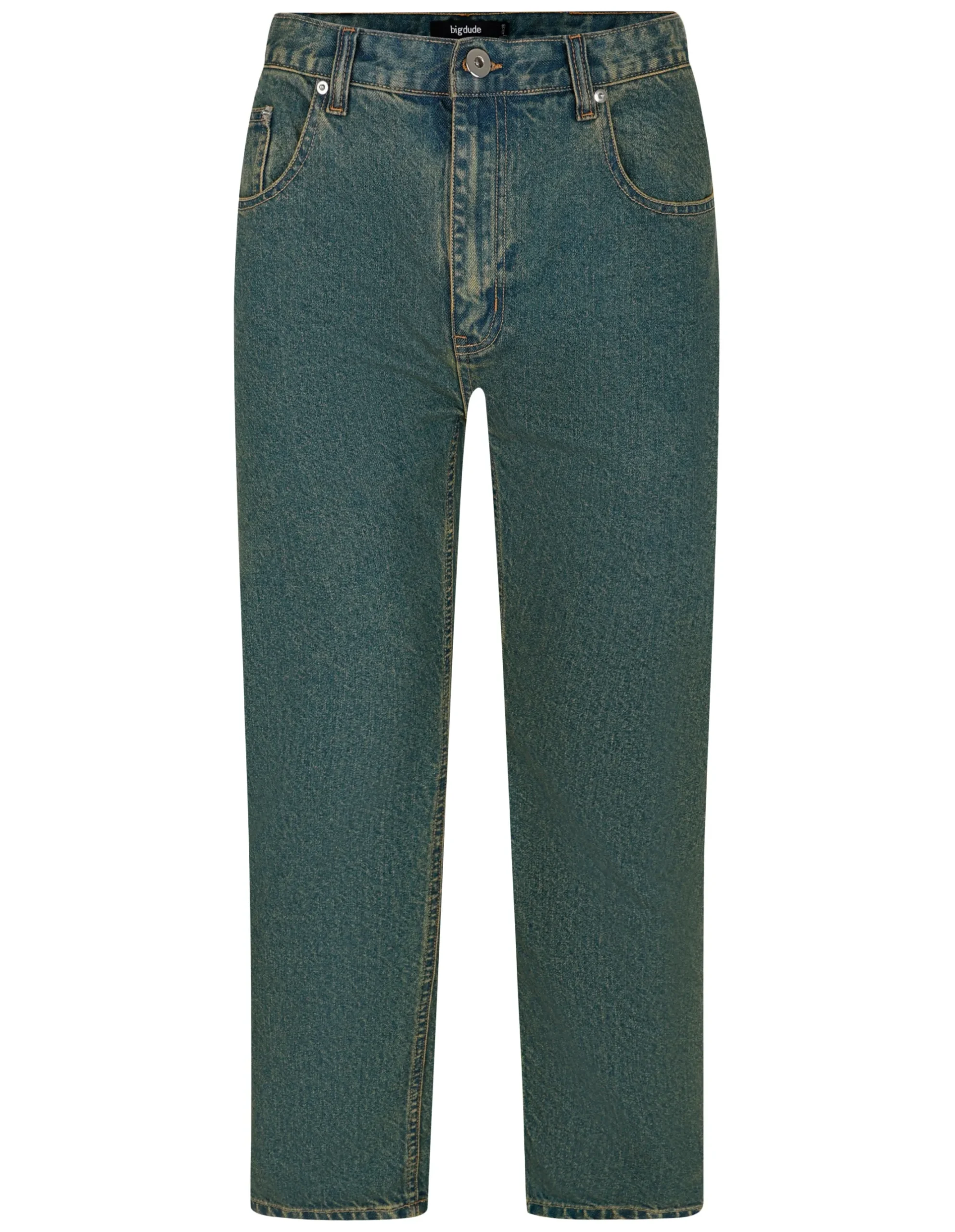 Sale Bigdude Regular Fit Jeans Vintage Wash Tall Jeans