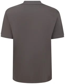 Sale Bigdude Relaxed Collar Polo Shirt Stone Polo Shirts