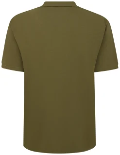 Outlet Bigdude Relaxed Collar Polo Shirt Khaki Polo Shirts