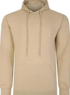 Discount Bigdude Relaxed Fit Lightweight Hoody Sand Tall Hoodies