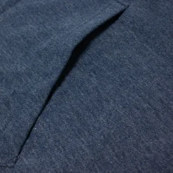 Sale Bigdude Sherpa Lined Zip Hoody Dark Denim Hoodies