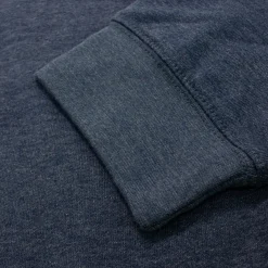 Sale Bigdude Sherpa Lined Zip Hoody Dark Denim Hoodies