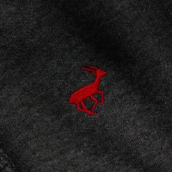 Sale Bigdude Sherpa Lined Zip Hoody Charcoal Hoodies