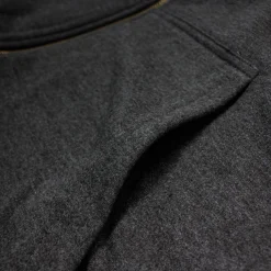 Sale Bigdude Sherpa Lined Zip Hoody Charcoal Hoodies