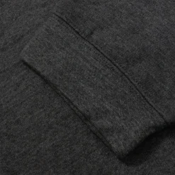 Sale Bigdude Sherpa Lined Zip Hoody Charcoal Hoodies