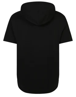 Outlet Bigdude Short Sleeve Hoody Black Tall Hoodies