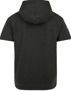 Hot Bigdude Short Sleeve Hoody Charcoal Hoodies