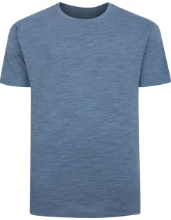 Sale Bigdude Space Dye T-Shirt Navy T-shirts