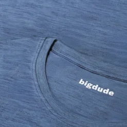 Sale Bigdude Space Dye T-Shirt Navy T-shirts