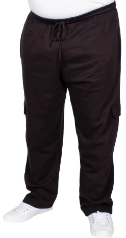 Best Bigdude Straight Leg Cargo Joggers Twin Pack Charcoal/Black Sweatpants