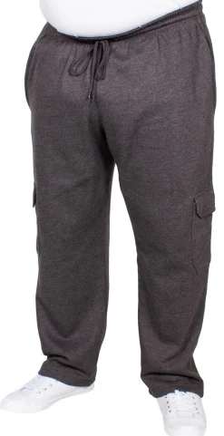 Best Bigdude Straight Leg Cargo Joggers Twin Pack Charcoal/Black Sweatpants