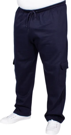 Best Bigdude Straight Leg Cargo Joggers Navy Sweatpants