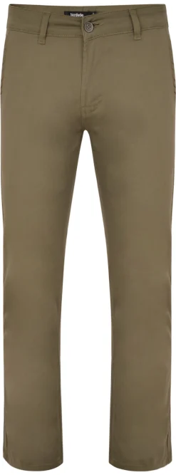 Hot Bigdude Stretch Chino Trousers Light Khaki Casual Pants