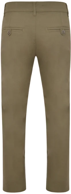 Hot Bigdude Stretch Chino Trousers Light Khaki Casual Pants