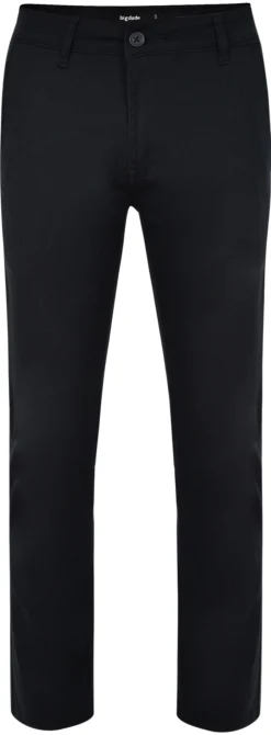 New Bigdude Stretch Chino Trousers Navy Casual Pants