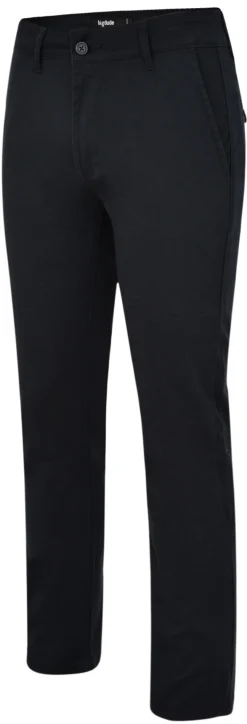 New Bigdude Stretch Chino Trousers Navy Casual Pants