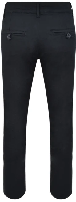 New Bigdude Stretch Chino Trousers Navy Casual Pants