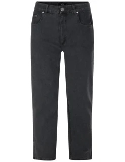 Hot Bigdude Stretch Jeans Grey Wash Jeans