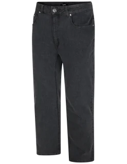 Hot Bigdude Stretch Jeans Grey Wash Tall Jeans