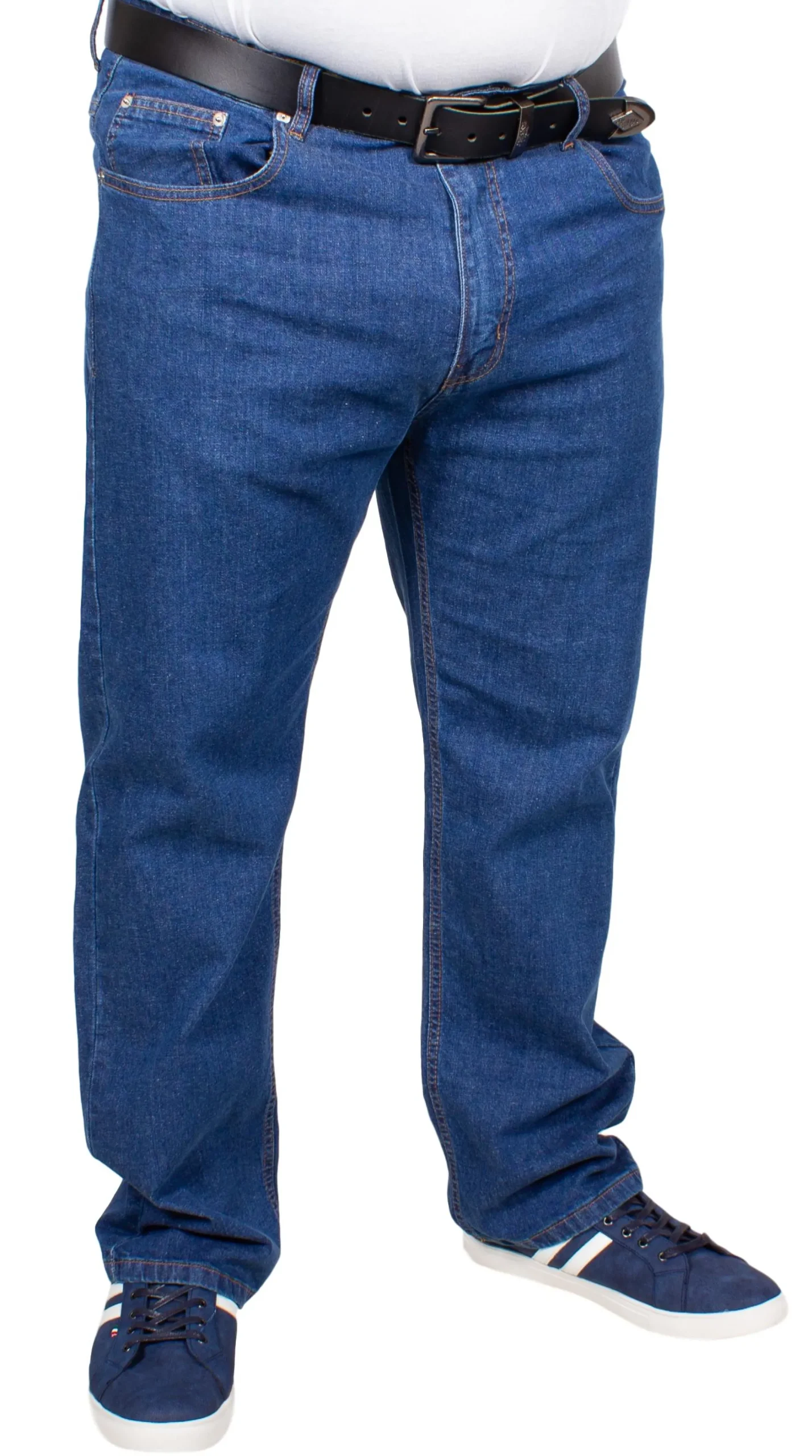Discount Bigdude Stretch Jeans Mid Wash Pants|Cardigans