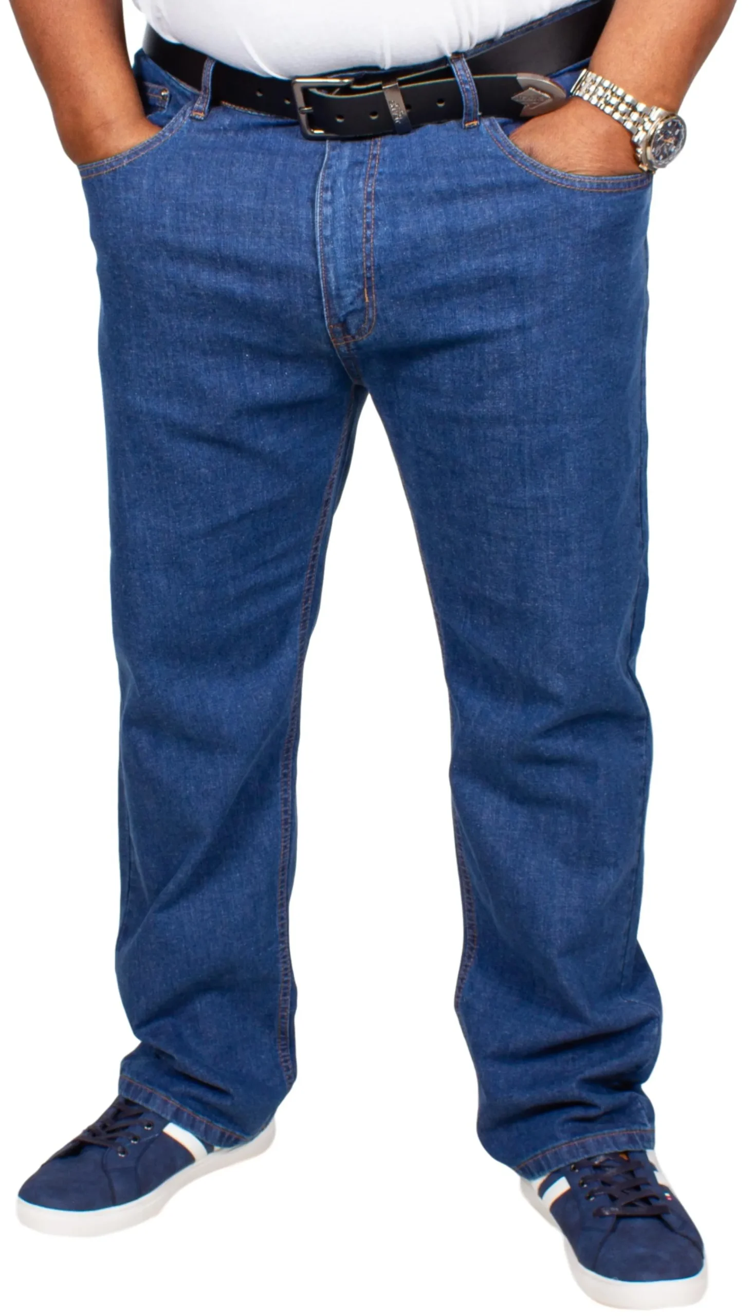 Discount Bigdude Stretch Jeans Mid Wash Pants|Cardigans