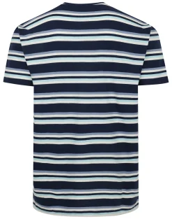 Online Bigdude Stripe T-Shirt Navy Tall T-shirts