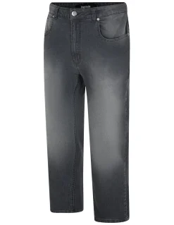 Sale Bigdude Super Stretch Jeans Grey Wash Jeans