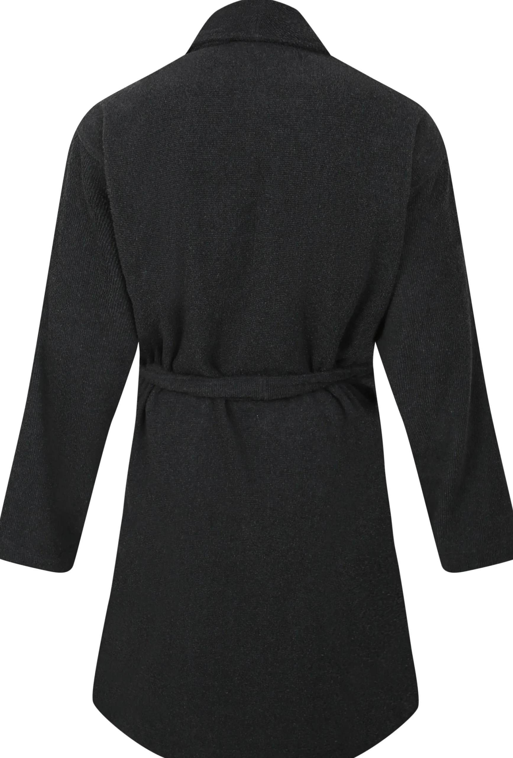 Fashion Bigdude Terry Towelling Dressing Gown Charcoal Pajamas|Bath Robes