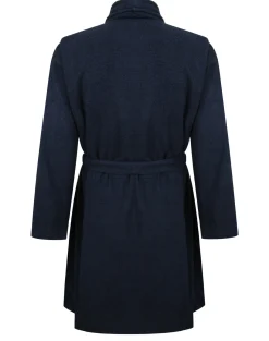Fashion Bigdude Terry Towelling Dressing Gown Navy Bath Robes|Pajamas