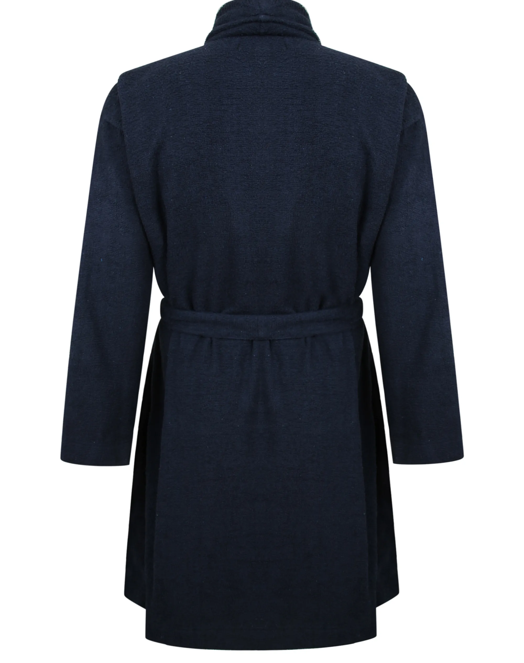 Fashion Bigdude Terry Towelling Dressing Gown Navy Bath Robes|Pajamas