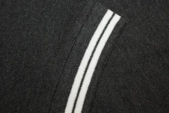 Outlet Bigdude Tipped Polo Shirt Charcoal Polo Shirts