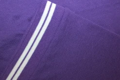 Discount Bigdude Tipped Polo Shirt Purple Polo Shirts