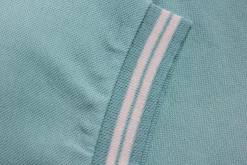 Hot Bigdude Tipped Polo Shirt Turquoise Polo Shirts