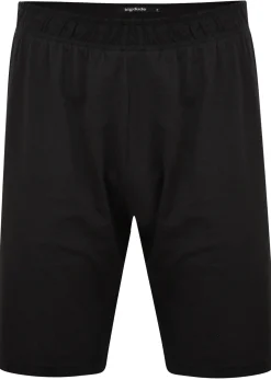 Clearance Bigdude Twin Pack Classic Pyjama Shorts Black Pajama Bottoms|Pajamas