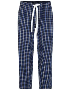 Outlet Bigdude Twin Pack Woven PJ Pants Blue/Red Pajamas|Pajama Bottoms