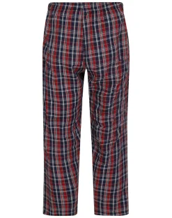 Outlet Bigdude Twin Pack Woven PJ Pants Blue/Red Pajamas|Pajama Bottoms