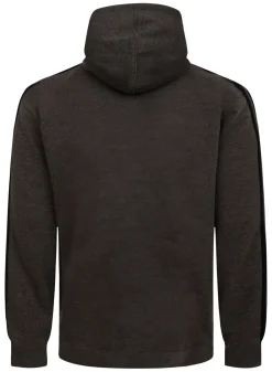 Clearance Bigdude Twin Stripe Hoody Charcoal Hoodies