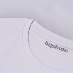 Fashion Bigdude USA Print T-Shirt White T-shirts