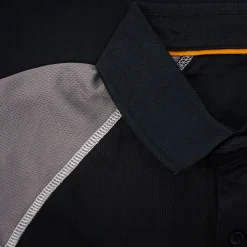 Outlet Bigdude Workwear Polo Shirt Black/Charcoal Polo Shirts